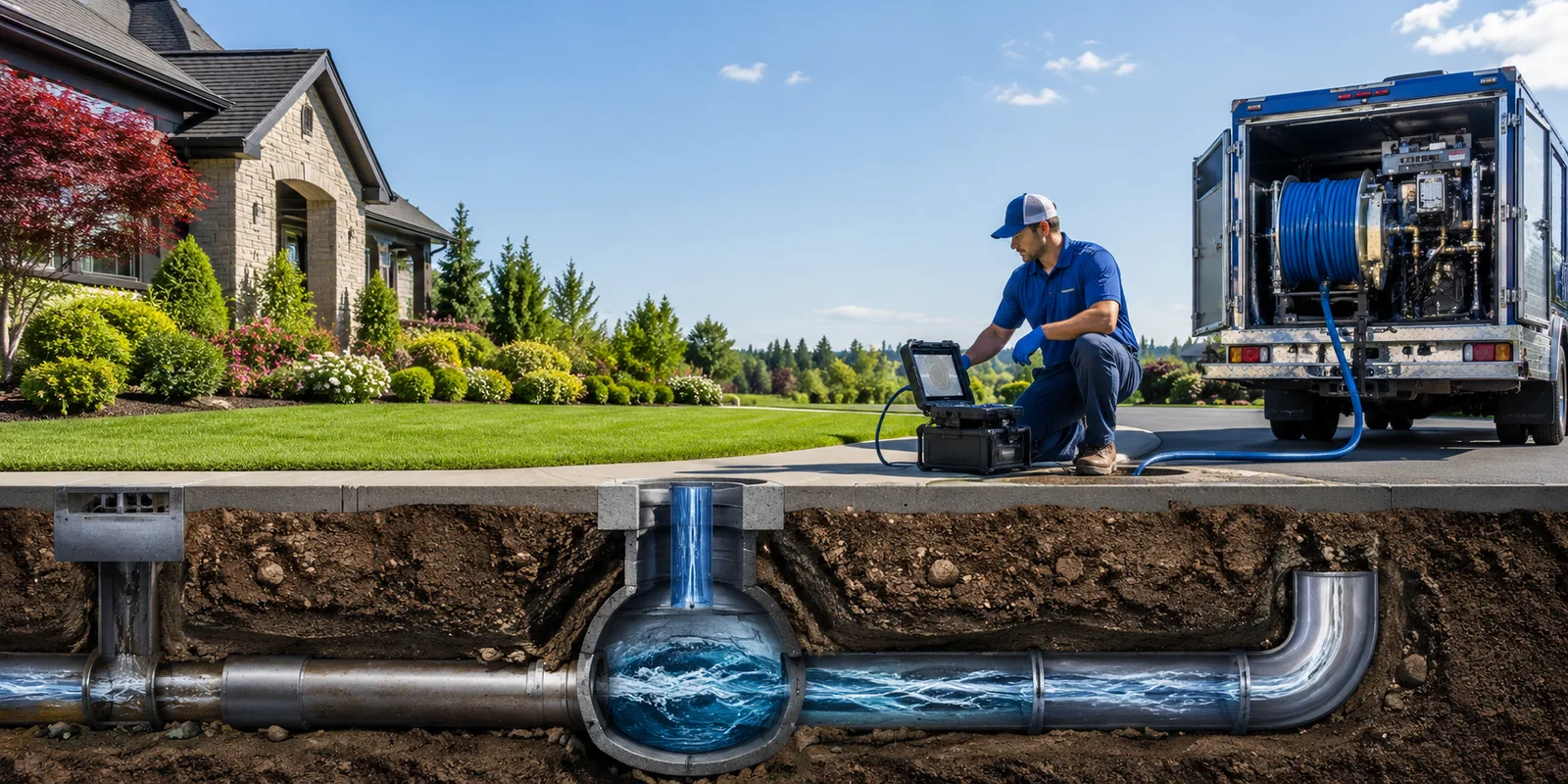 Drainage restoration information for Keystone, IN